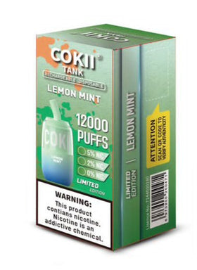 COKII  -  TANK 12000 PUFF 2% ( LEMON MINT )