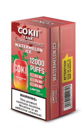 COKII  -  TANK 12000 PUFF 2% ( WATERMELON ICE )