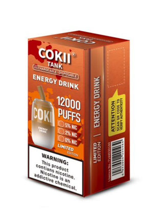 COKII  -  TANK 12000 PUFF 5% ( ENERGY DRINK )