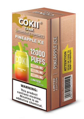 COKII  -  TANK 12000 PUFF 2% (PINEAPPLE ICE )