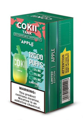 COKII  -  TANK 12000 PUFF 2% ( APPLE )