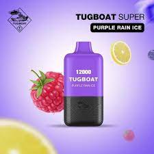 TUGBOAT - SUPER 12000 PUFFS 5% ( PURPLE RAIN ICE )