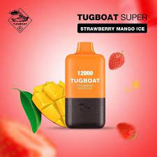 TUGBOAT - SUPER 12000 PUFFS 5% ( STRAWBERRY MANGO ICE )