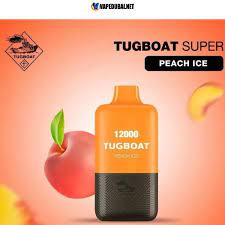TUGBOAT - SUPER 12000 PUFFS 5% ( PEACH ICE )