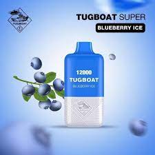 TUGBOAT - SUPER 12000 PUFFS 5% ( BLUEBERRY ICE )