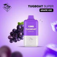TUGBOAT - SUPER 12000 PUFFS 5% ( GRAPEI CE )