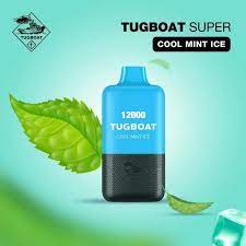 TUGBOAT - SUPER 12000 PUFFS 5% ( COOL MINT ICE )