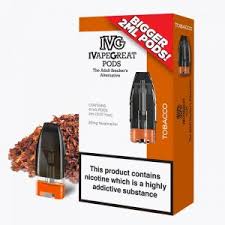 IVG Closed Pod System -  30 MG PODS ( TOBACCO )