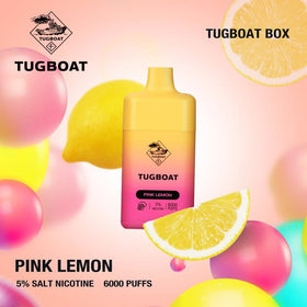 TUGBOAT - Box 6000 PUFFS 2% ( Pink lemon )