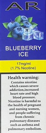 ARABISK - BLUEBERRY ICE SALTNIC ( 17 MG )