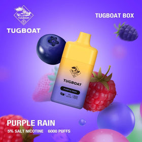TUGBOAT - Box 6000 PUFFS 5% (  purple rain )