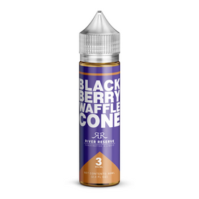 RIVER RESERVE - BLACK BERRY WAFFLE CONE 60 ML ( 3 MG )