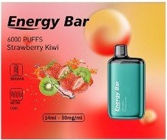 ENERGY BAR - 6000 PUFFS 5% ( STRAWBERRY KIWI  )