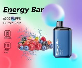 ENERGY BAR - 6000 PUFFS 5% ( PURPLE RAIN )