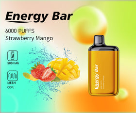 ENERGY BAR - 6000 PUFFS 5% ( STRAWBERRY MANGO )