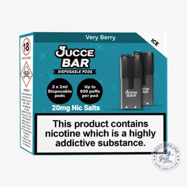 JUCCE BAR DISPOSABLE POD  ( VERY BERRY  )