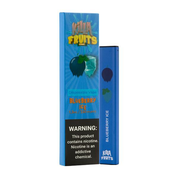 KILLA FRUITS DISPOSABLE - 5% MG 330 PUFFS 1PC/PACK ( BLUEBERRY ICE )