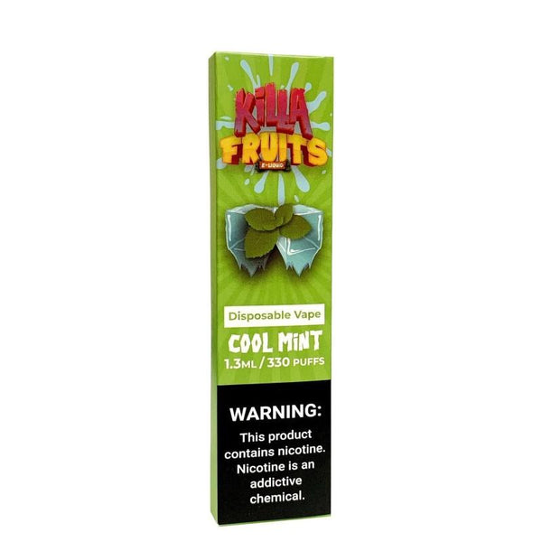 KILLA FRUITS DISPOSABLE - 5% MG 330 PUFFS 1PC/PACK ( COOL MINT )