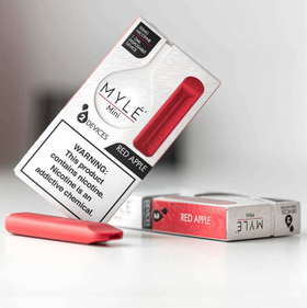 MYLE MINI DISPOSABLE -5%MG- 2PC/PACK ( RED APPLE )