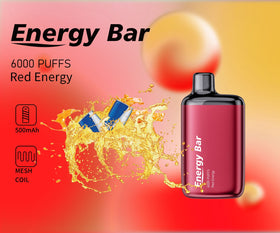 ENERGY BAR - 6000 PUFFS 5% ( RED ENERGY )