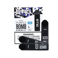 VGOD - STIG DISPOSABLE 6%MG - 3PC/PACK ( ICED PURPLE BOMB )