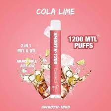 SMOOTH - 1200 PUFFS ( COLA LIME 2% )