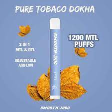 SMOOTH - 1200 PUFFS ( PURE TOBACCO DOKHA 2% )