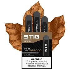 VGOD - STIG DISPOSABLE 6%MG - 3PC/PACK ( DRY TOBACCO )