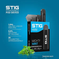 VGOD - STIG DISPOSABLE 6%MG - 3PC/PACK ( MIGHTY MINT )