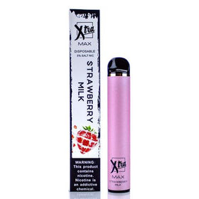 XTRA DISPOSABLE - MAX 2500 PUFFS 5% ( STRAWBERRY MILK )