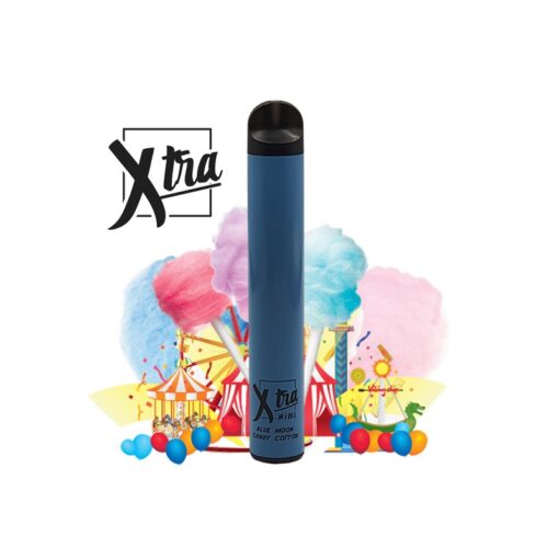 XTRA DISPOSABLE - MINI 800 PUFFS 5% ( BLUE MOON COTTON CANDY)