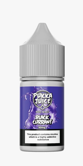 PUKKA JUICE - ( BLACKCURRANT  ) SALTNIC ( 50 MG )
