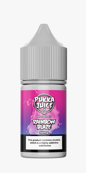 PUKKA JUICE - ( RAINBOW BLAZE ) SALTNIC ( 50 MG )