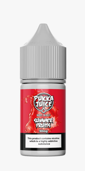 PUKKA JUICE - ( SUMMER FRUITS ) SALTNIC ( 50 MG )