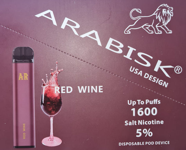ARABISK  - 1600 PUFFS 5% MG ( REDWIN  )