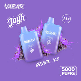 VABAR - JOYH 5000 PUFFS 5% ( GRAPE ICE )