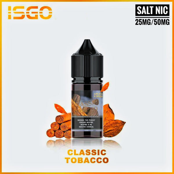 ISGO - CLASSIC TOBACCO SALTNIC ( 25 MG )