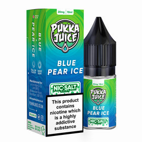 PUKKA JUICE - ( BLUE PEAR ICE ) SALTNIC ( 50 MG )