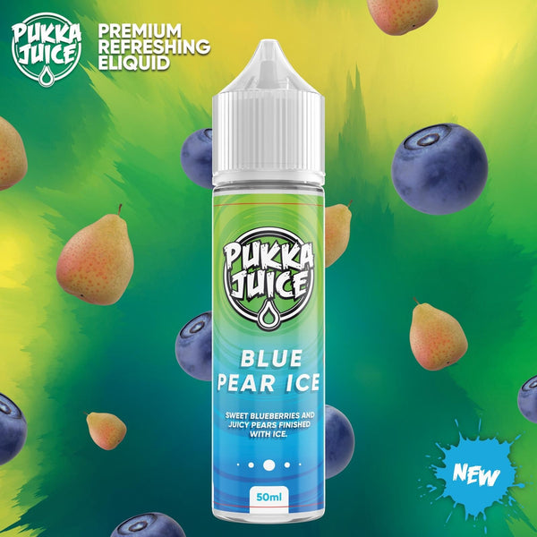 PUKKA JUICE - ( BLUE PEAR ICE ) 60 ML ( 3 MG )