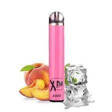 XTRA DISPOSABLE - RECHARGEABLE 1500 PUFFS 2% ( PEACH ICE XOXO )
