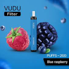 VUDU DISPOSABLE -  5% 2500 PUFFS WITH FILTER ( BLUE RASPBERRY )